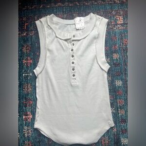 We The Free White Sleeveless Top